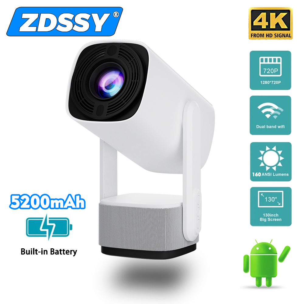 Auto Focus Keystone Correction Projector - Proiettore ZDSSY 4K K2 Smart Android11