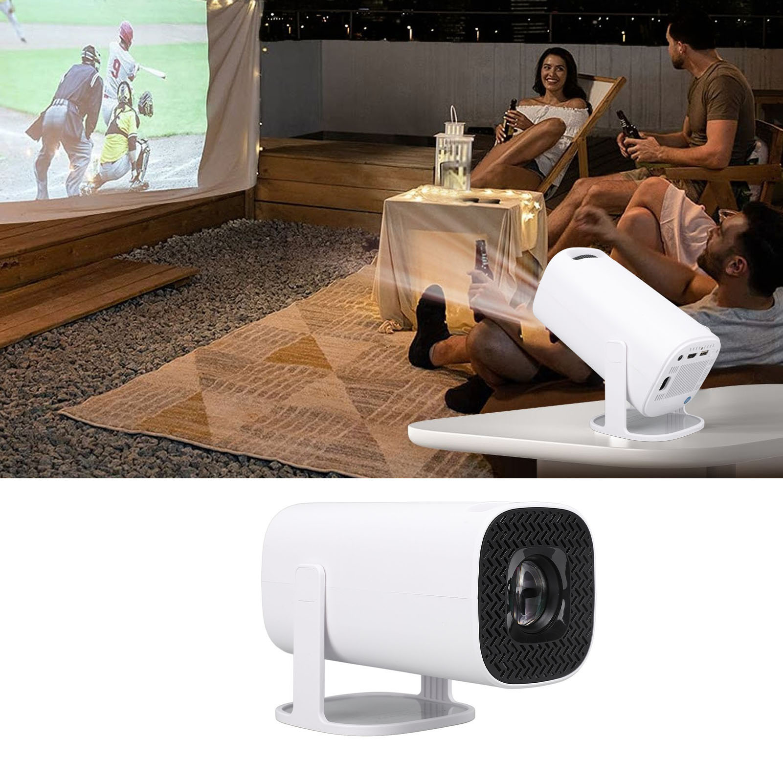 4K Smart Projector Android 11 Wifi 6 - Proiettore LED P30 1080P FHD 4K