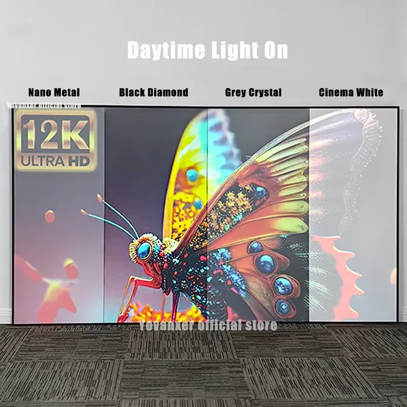 Alr Ambient Light Rejecting Projector Screen - Dimensioni popolari Luce ambientale che rifiuta