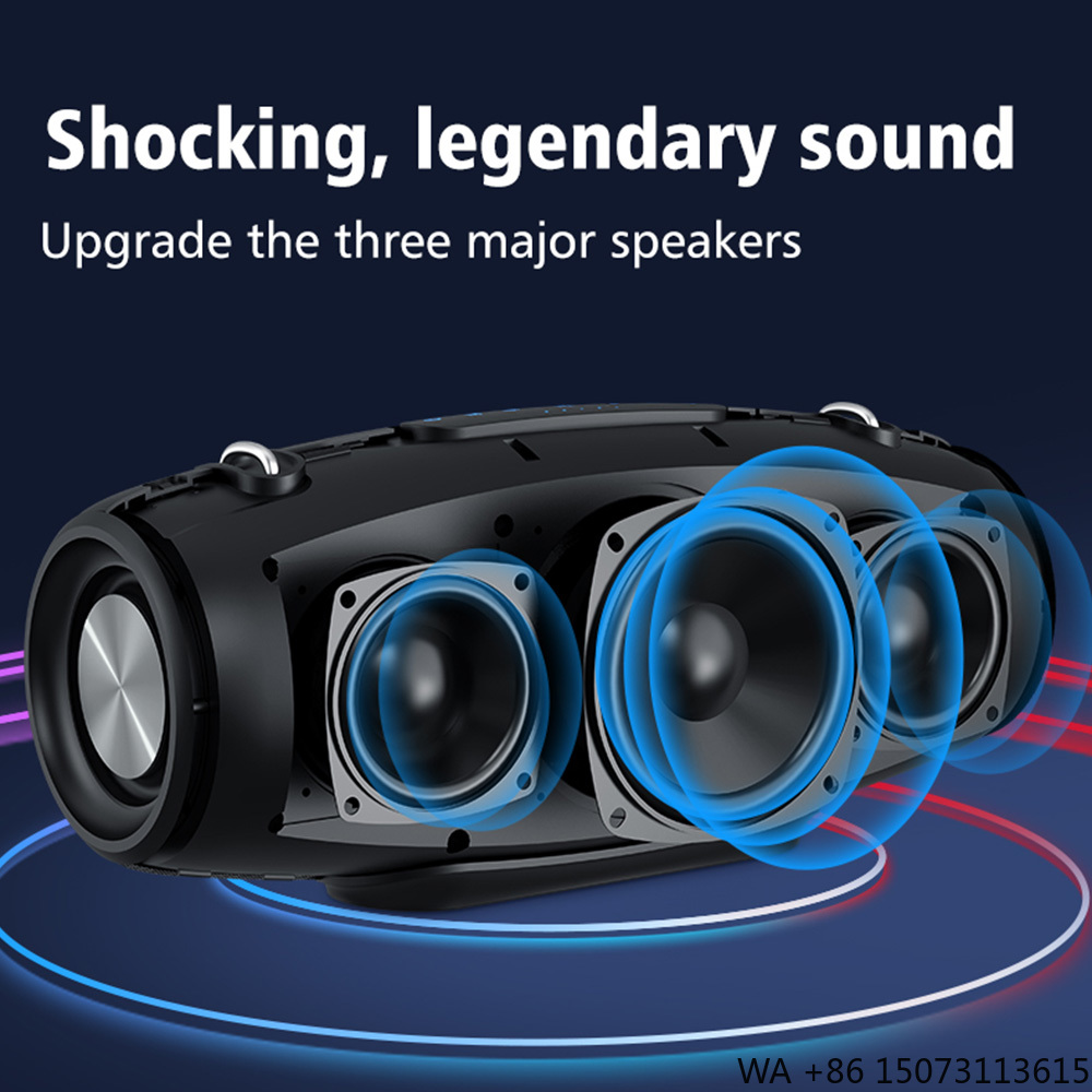 Mini Portable Projector Rechargeable Battery - Altoparlante Bluetooth Portatile 30W Impermeabile, Batteria
