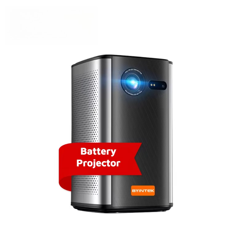 Mini Portable Projector Rechargeable Battery - Mini Proiettore BYINTEK con Batteria, 3D