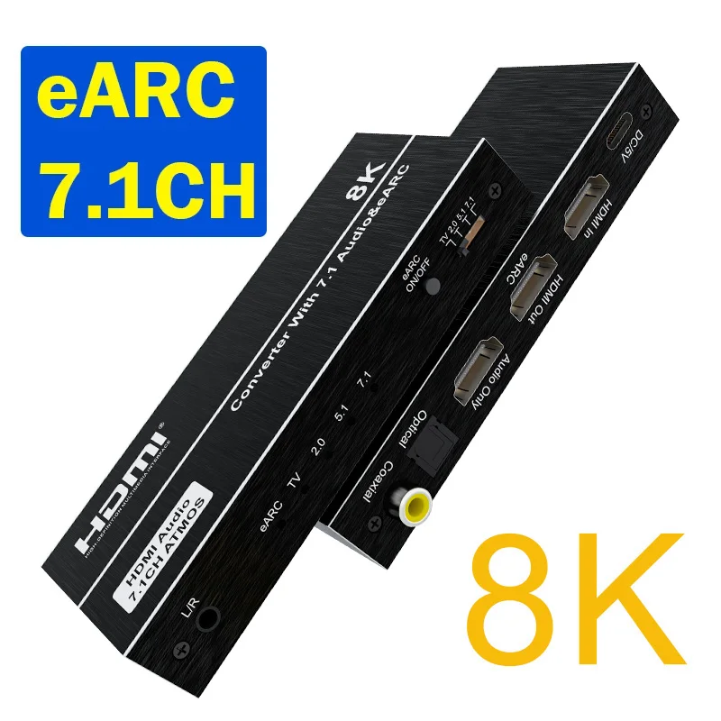 Optical Audio Hdmi Earc Extractor - Estrattore audio con ritorno EARC HDMI