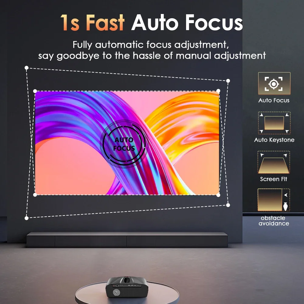 Proiettore 4K 3800 ANSI con An - Auto Focus Keystone Correction Projector recensione e prezzo