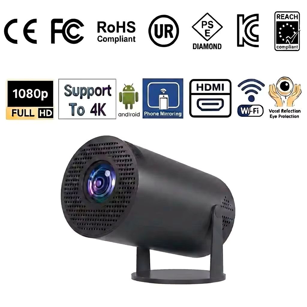 Proiettore portatile 1080P, 20 - 4K Smart Projector Android 11 Wifi 6 recensione e prezzo