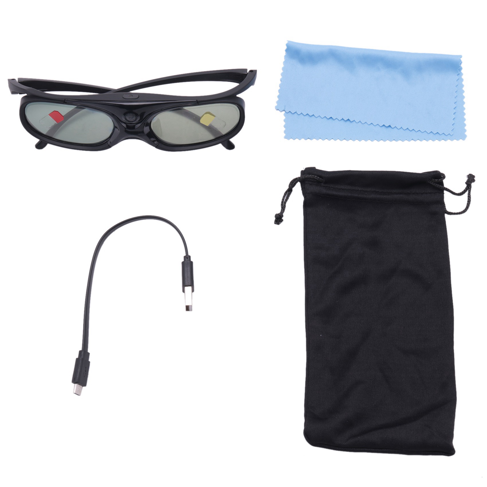 ROO 4 occhiali 3D con otturato - Active 3D Glasses Dlp Link Projector recensione e prezzo