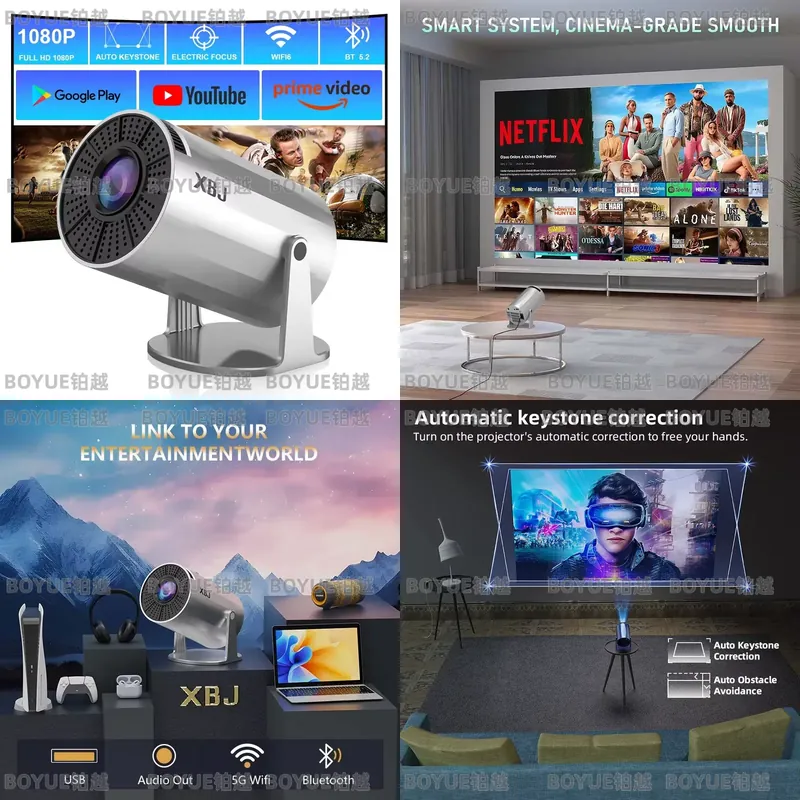 Proiettore Portatile 4K Androi - 4K Smart Projector Android 11 Wifi 6 recensione e prezzo