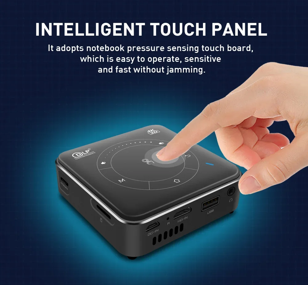 Mini proiettore portatile 3D 4 - Mini Portable Projector Rechargeable Battery recensione e prezzo