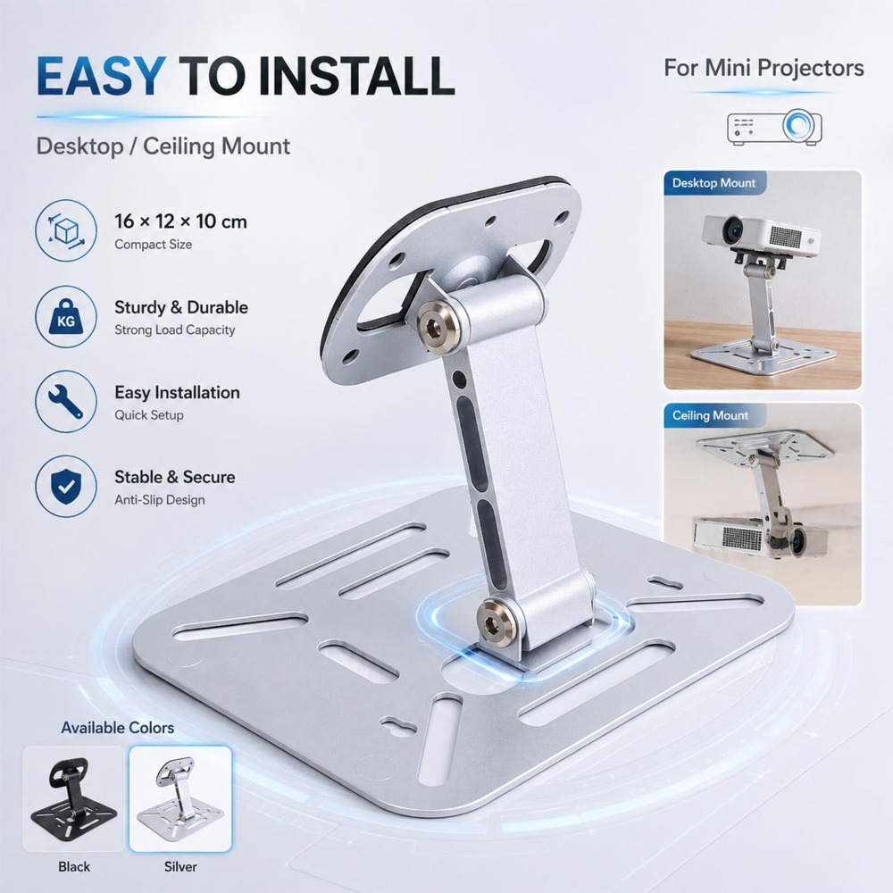 Supporto per Proiettore 360 °  - Projector Ceiling Mount Bracket Universal recensione e prezzo