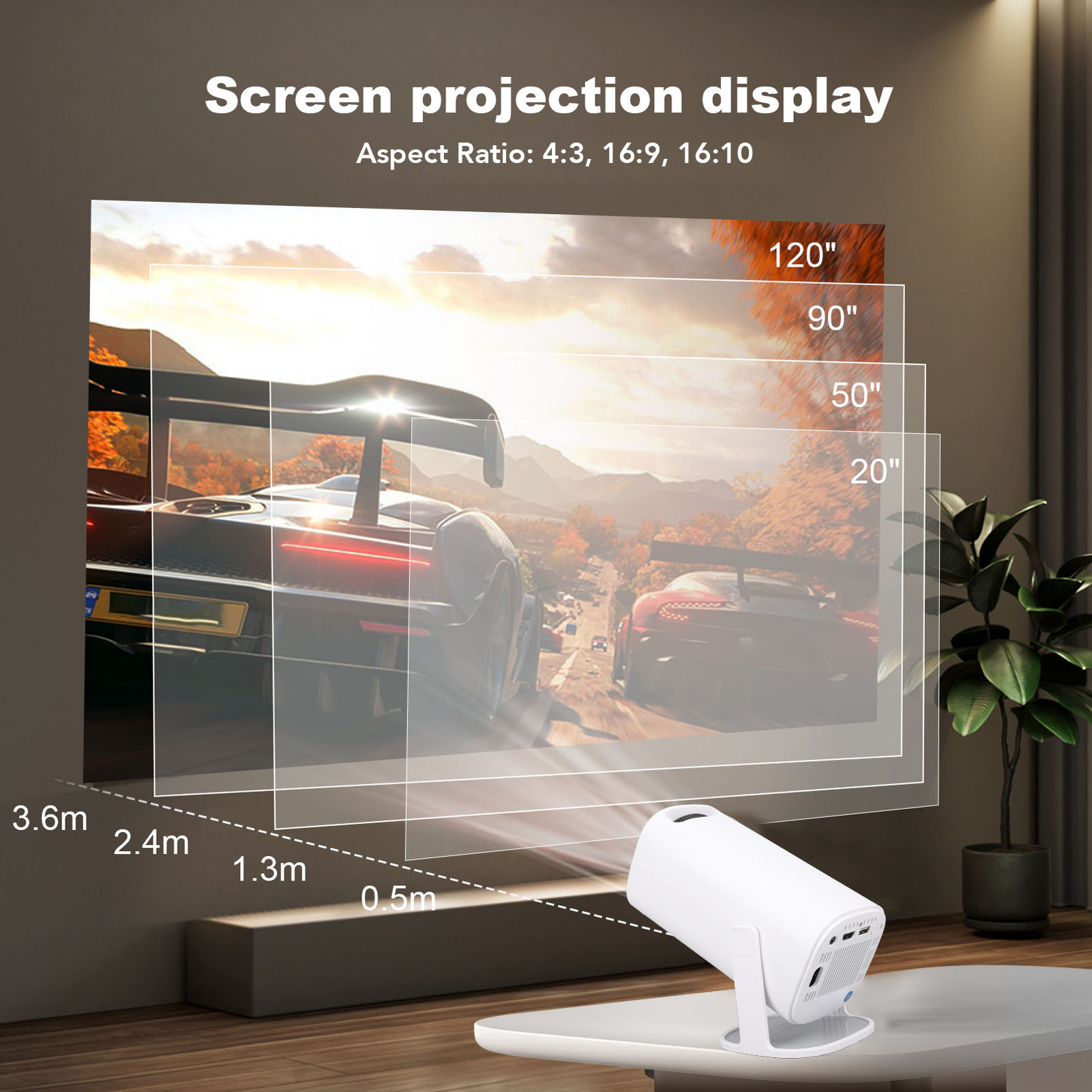 Proiettore LED P30 1080P FHD 4 - 4K Smart Projector Android 11 Wifi 6 recensione e prezzo