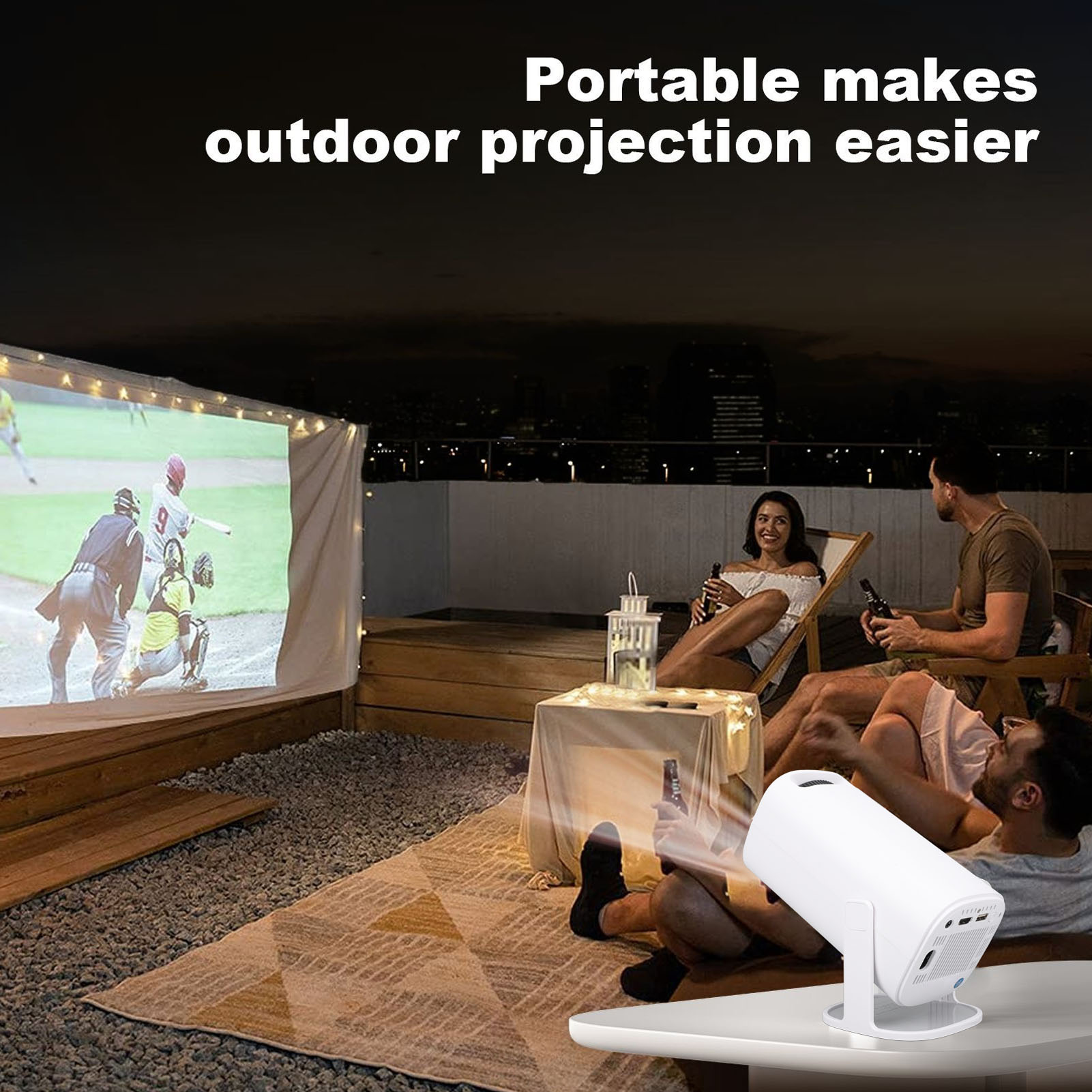 Proiettore LED P30 1080P FHD 4 - 4K Smart Projector Android 11 Wifi 6 recensione e prezzo