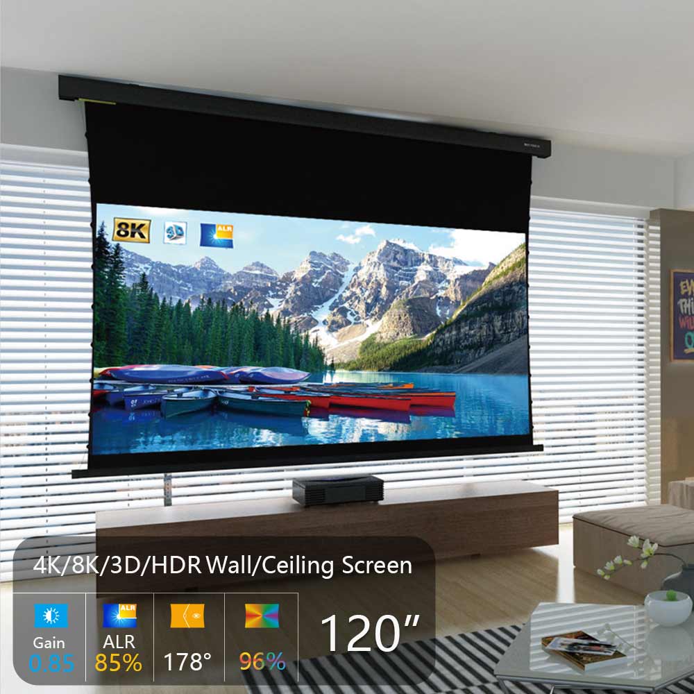 Schermo per proiettore ALR con - Projector Screen 120 Inch Motorized Ambient recensione e prezzo
