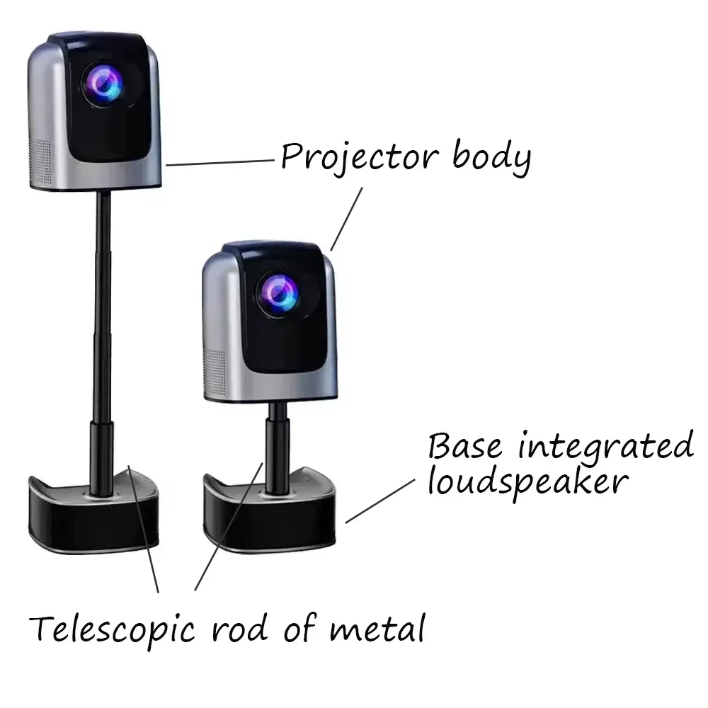 Proiettore Portatile 4K con Tr - 4K Smart Projector Android 11 Wifi 6 recensione e prezzo