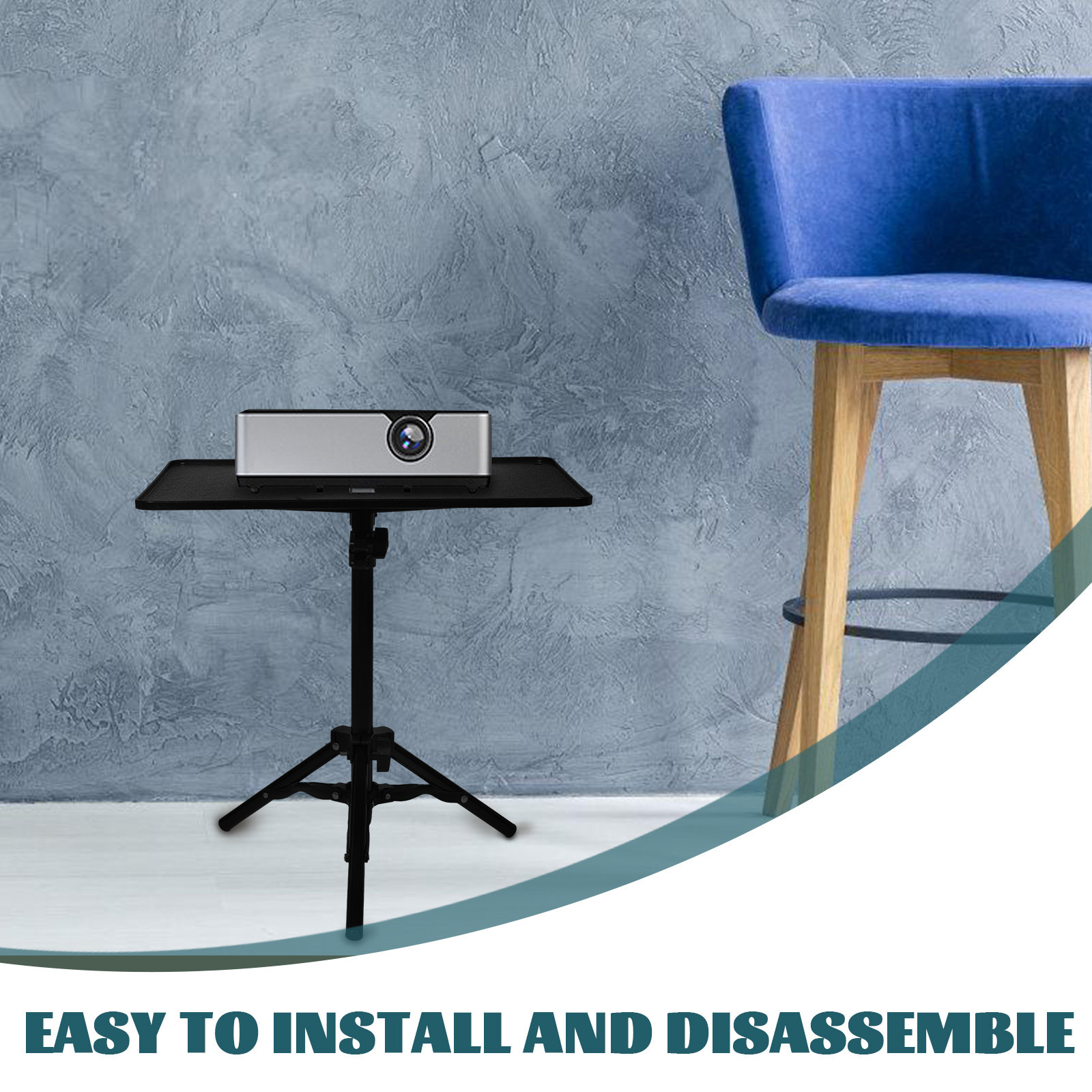 1 set di supporti regolabili p - Projector Floor Stand Tripod Adjustable recensione e prezzo