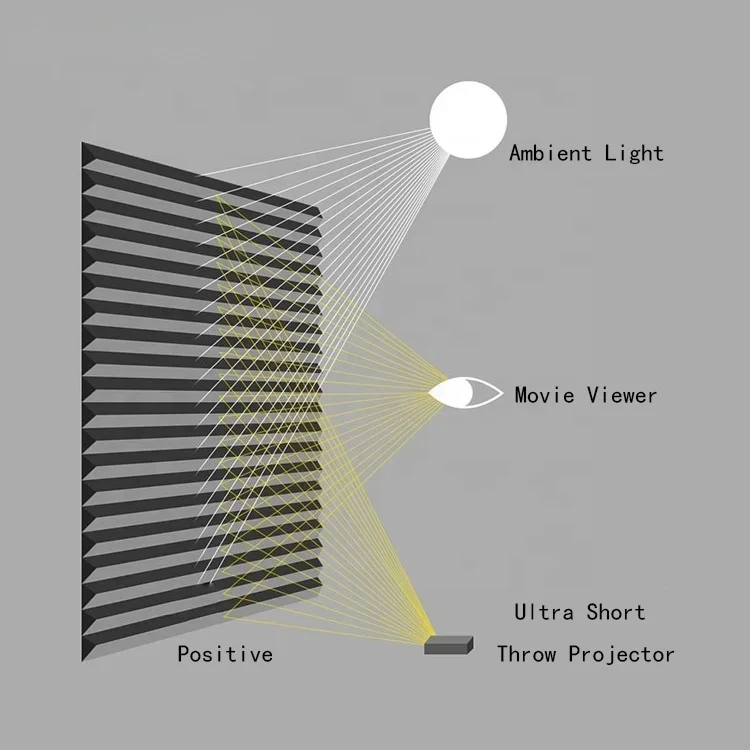 80 100 120 pollici Luce ambien - Alr Ambient Light Rejecting Projector Screen recensione e prezzo