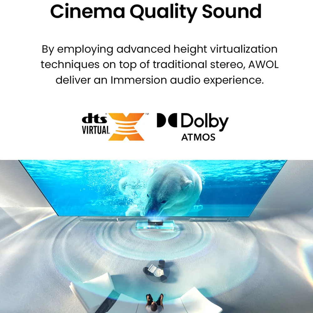 AWOL 3000 3500 Pro Proiettore  - Ultra Short Throw Laser Projector 4K recensione e prezzo