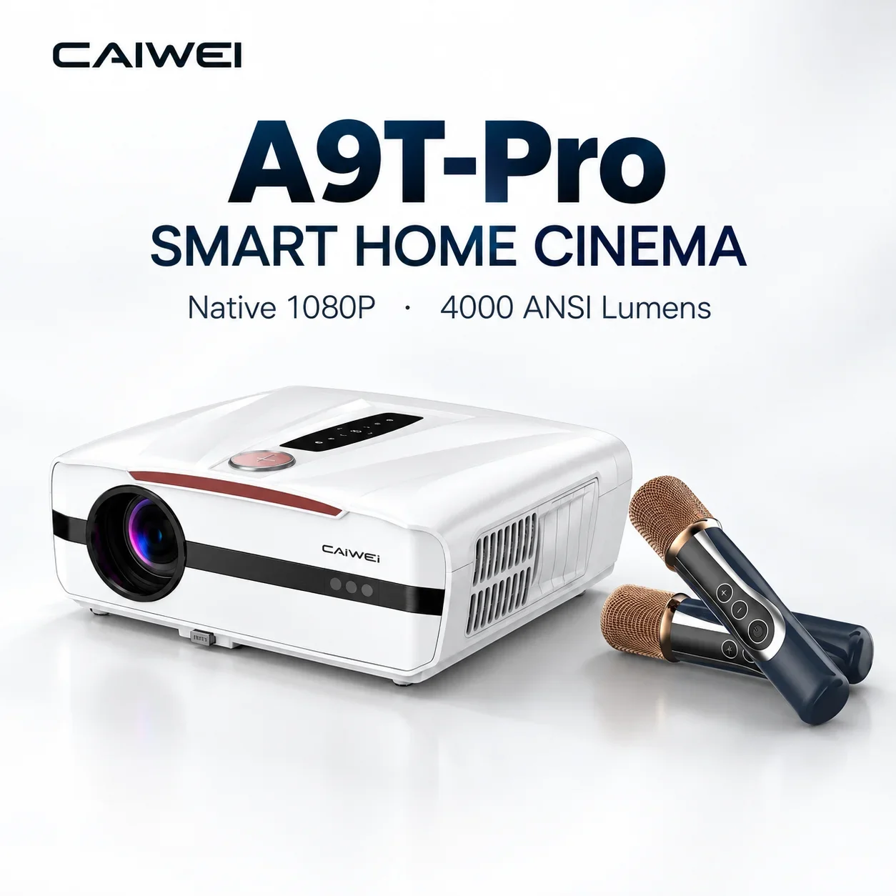 Nuovo Proiettore Smart A9T 400 - Auto Focus Keystone Correction Projector recensione e prezzo