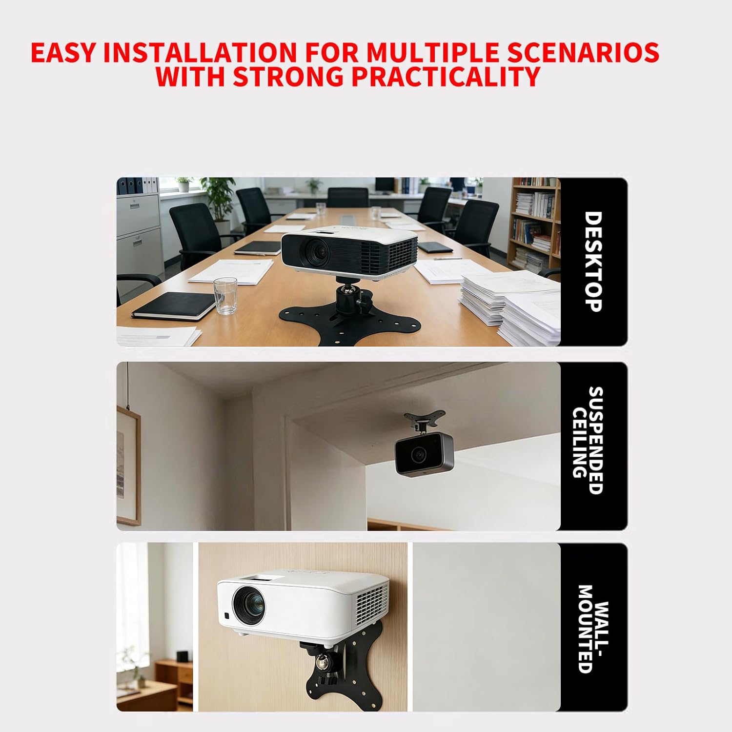 Supporto per Proiettore con Ro - Projector Ceiling Mount Bracket Universal recensione e prezzo