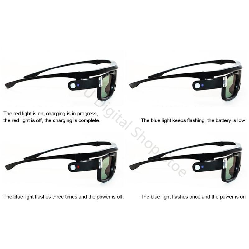 Occhiali 3D 96BA Occhiali rica - Active 3D Glasses Dlp Link Projector recensione e prezzo