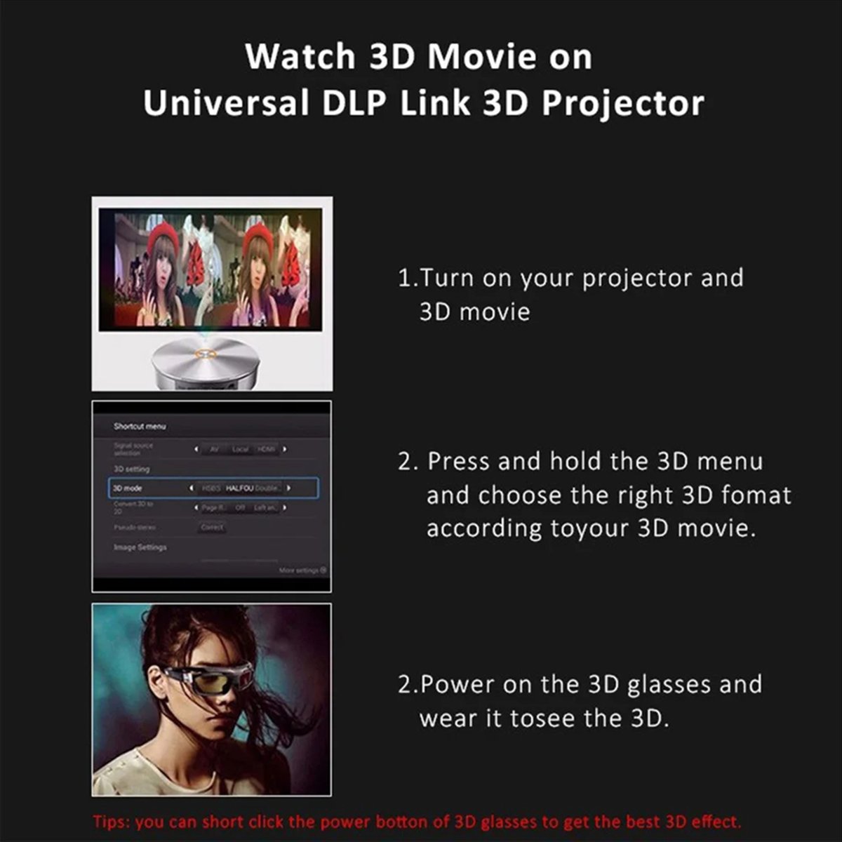 Occhiali 3D Attivi DLP Link Ri - Active 3D Glasses Dlp Link Projector recensione e prezzo