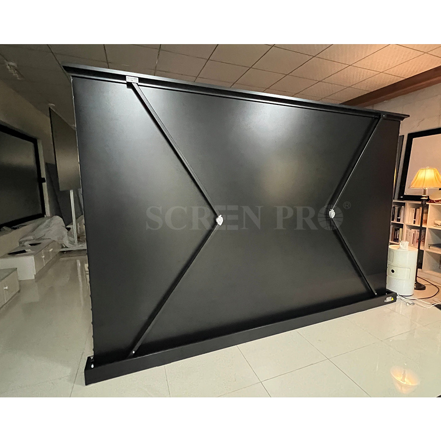Screen Pro Electric Floor Risi - Ultra Short Throw Laser Projector 4K recensione e prezzo
