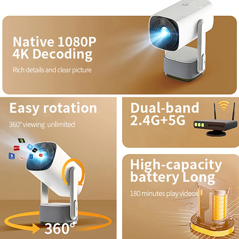 Mini Proiettore Portatile Rica - Mini Portable Projector Rechargeable Battery recensione e prezzo