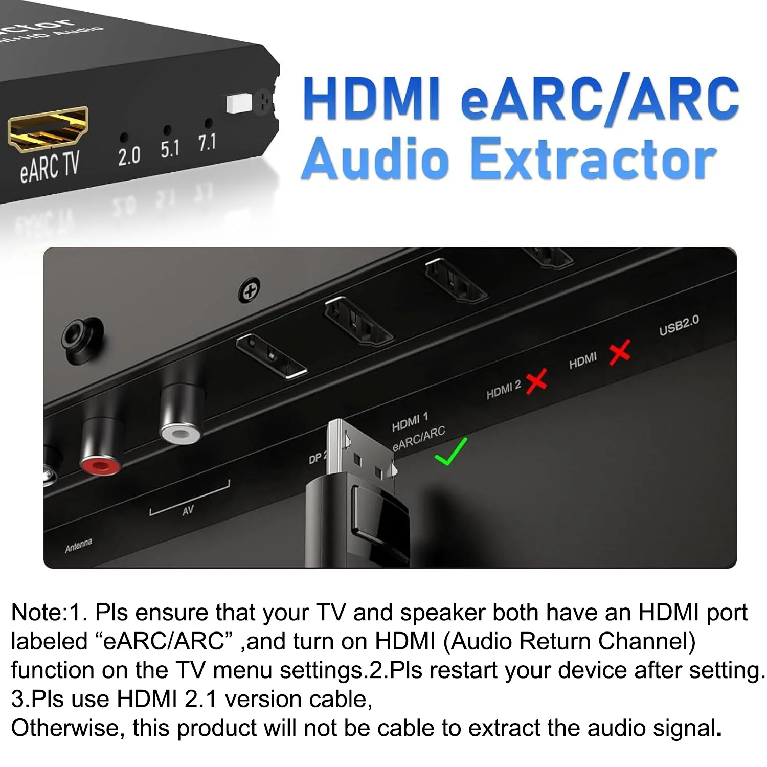 Adattatore convertitore audio  - Optical Audio Hdmi Earc Extractor recensione e prezzo