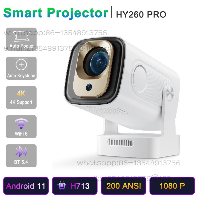 Mini Proiettore Smart HY260PRO - 4K Smart Projector Android 11 Wifi 6 recensione e prezzo