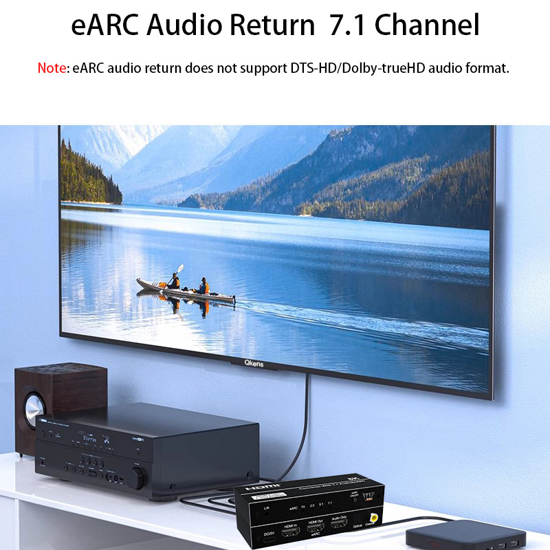 Estrattore audio con ritorno E - Optical Audio Hdmi Earc Extractor recensione e prezzo