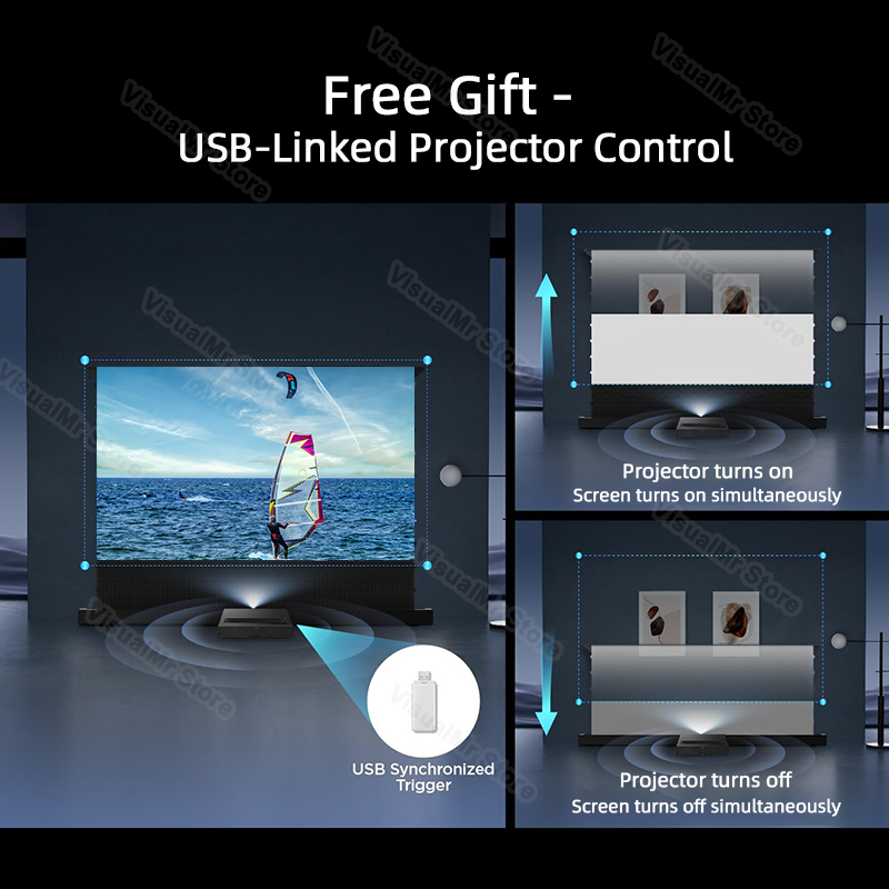 Schermo per Proiettore Elettri - Projector Screen 120 Inch Motorized Ambient recensione e prezzo