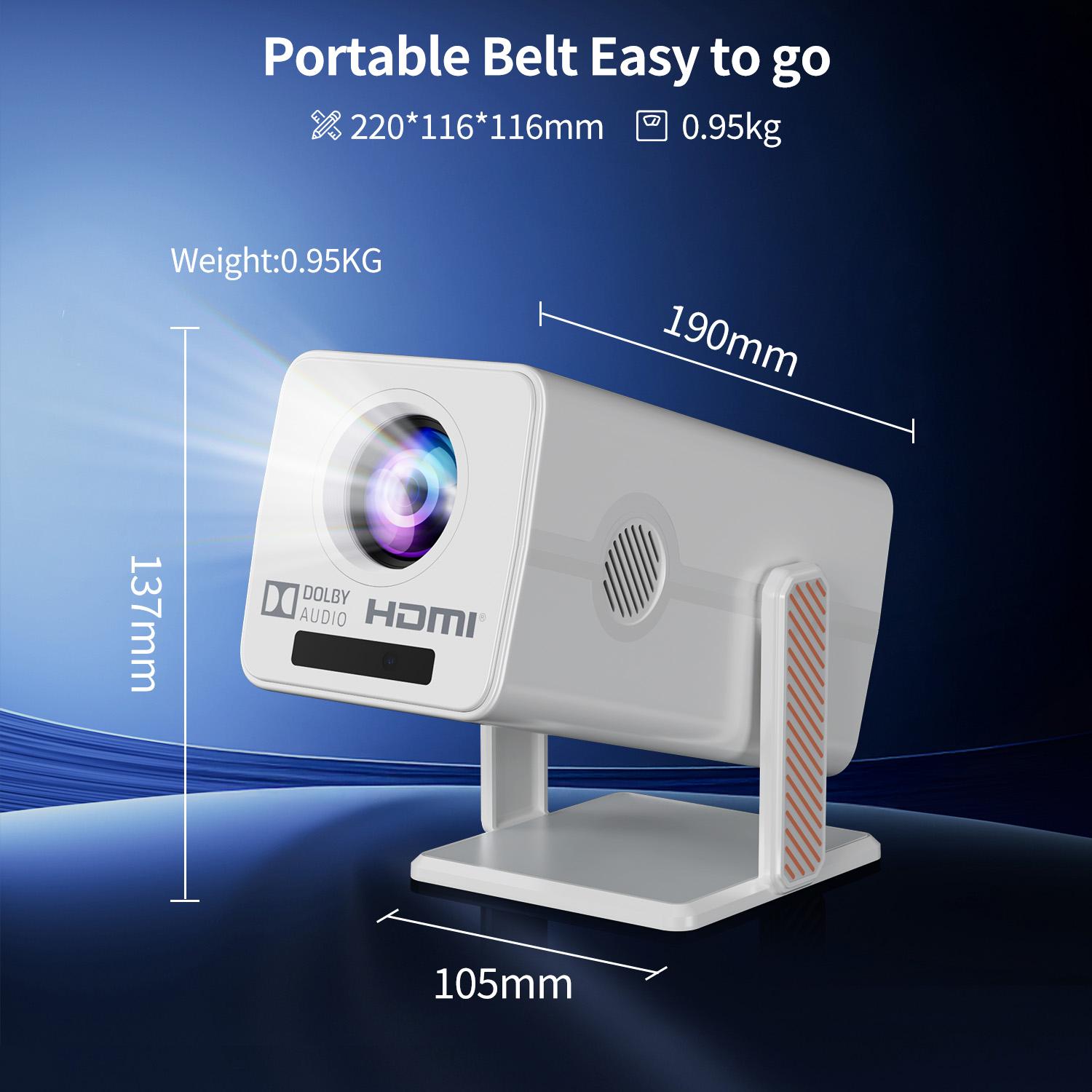 Proiettore Smart HM103 Android - Auto Focus Keystone Correction Projector recensione e prezzo