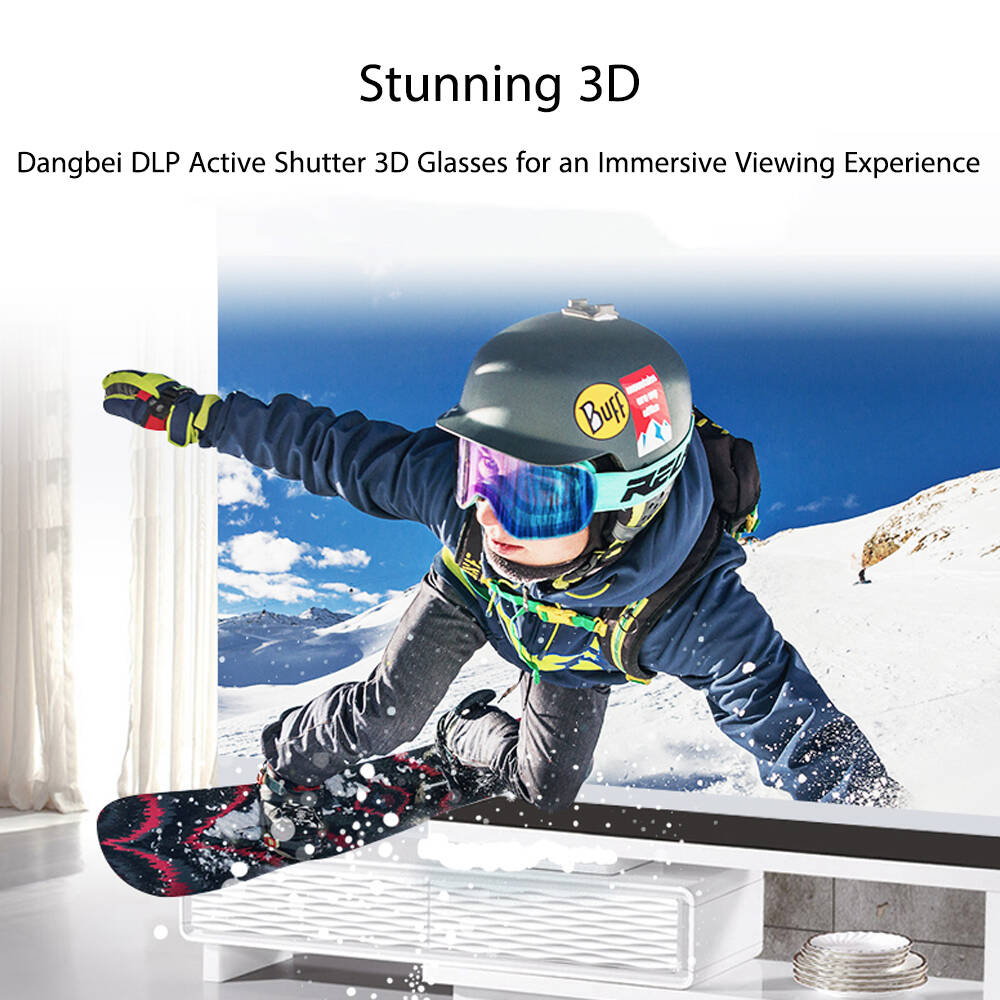 Accessori per proiettori Dangb - Active 3D Glasses Dlp Link Projector recensione e prezzo