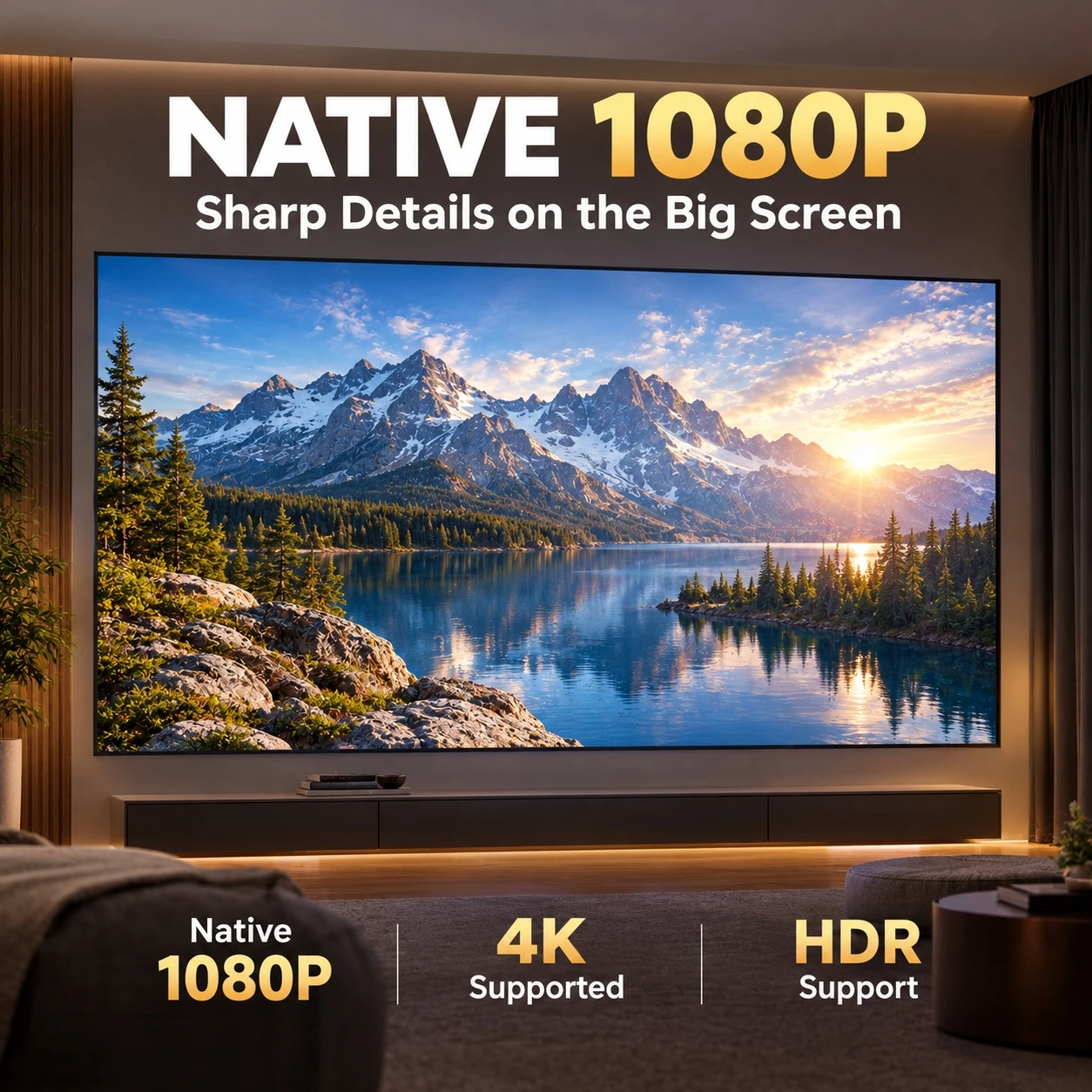 Nuovo Proiettore A9S 4K 4000AN - Auto Focus Keystone Correction Projector recensione e prezzo