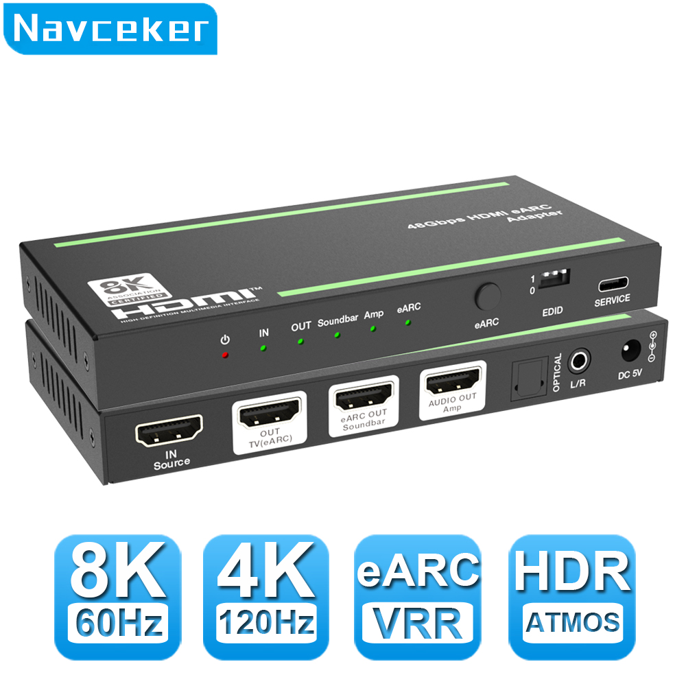 Navceke Estrattore Audio HDMI  - Optical Audio Hdmi Earc Extractor recensione e prezzo